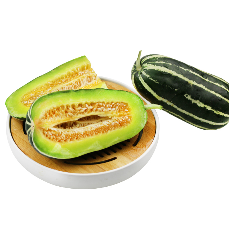 现摘现发新鲜头茬博洋9号甜瓜蜜瓜香瓜孕妇水果25斤