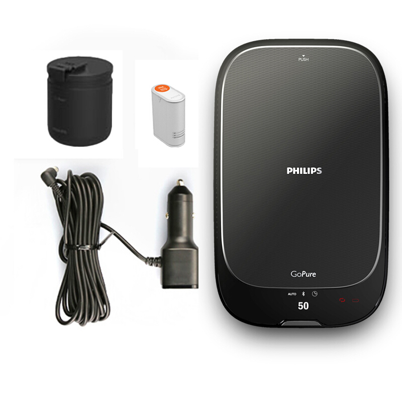 飞利浦(Philips)车载空气净化器GP Smartair330 祛除甲醛和异味 智能调节随时掌控 品牌保证