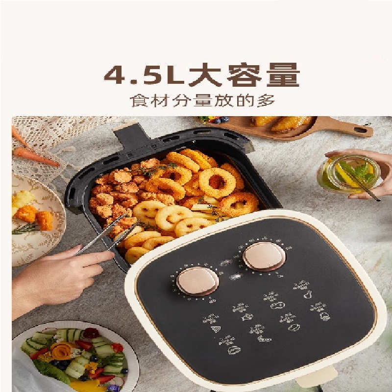 小熊智能空气炸锅家用新款全自动微蒸汽电炸锅多功能电烤箱一体机QZG-E12H9高清大图