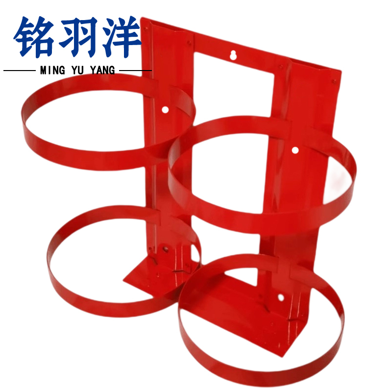 铭羽洋灭火器挂架5kg*2个高清大图