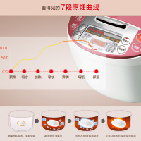 苏泊尔（SUPOR）CFXB40FC29-75 电饭煲 电饭锅 聪明火系列 陶晶内胆 智能预约 4L容量2-5人学生饭锅