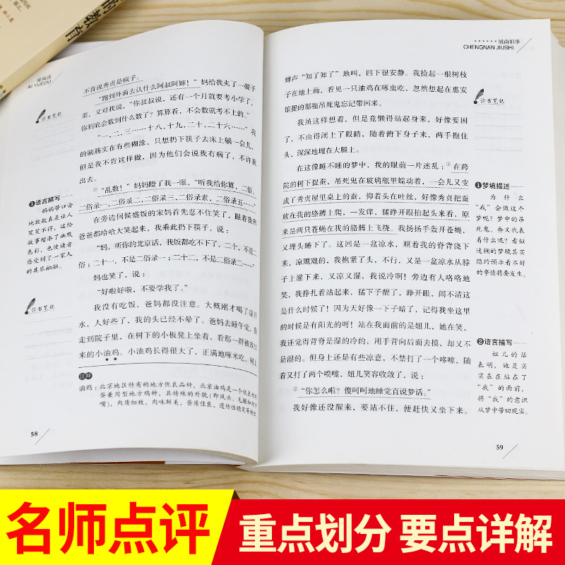 寄小读者 [正版]城南旧事原著林海音 小学生版五年级阅读课外书籍阅读 三四六年级上下册看的课外书经典名著儿童文学暑寒假读