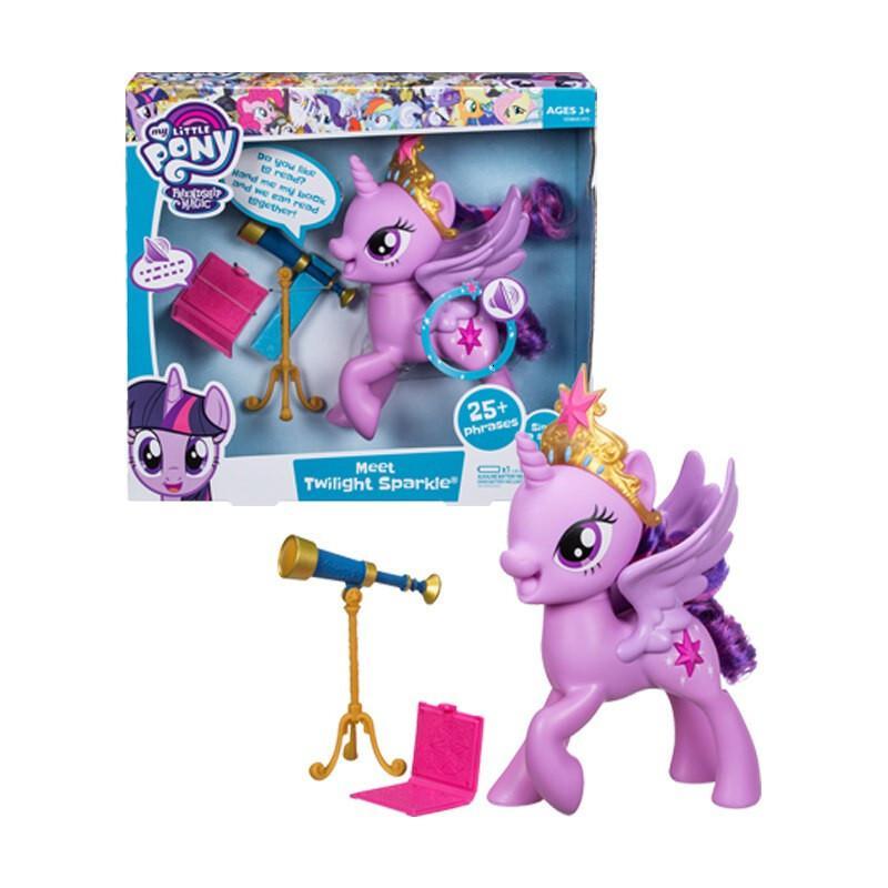 孩之宝小马宝莉人物玩偶女孩玩具紫悦云宝碧琪太阳公主珍奇人物故事