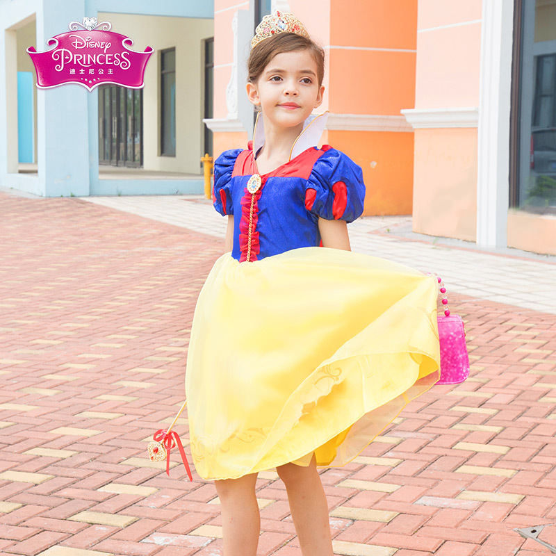 Disney迪士尼白雪公主裙连衣裙礼服公主蓬蓬裙节日礼服儿童演出服