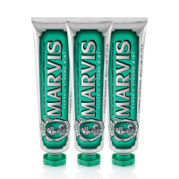 MARVIS玛尔仕强力薄荷味牙膏(银色)85ml+85ml+85ml