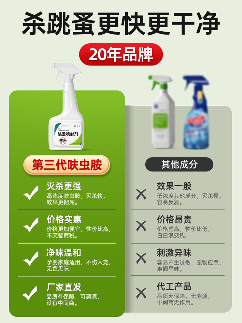 皎洁 杀虫喷射剂(跳蚤) 500毫升 瓶高清大图