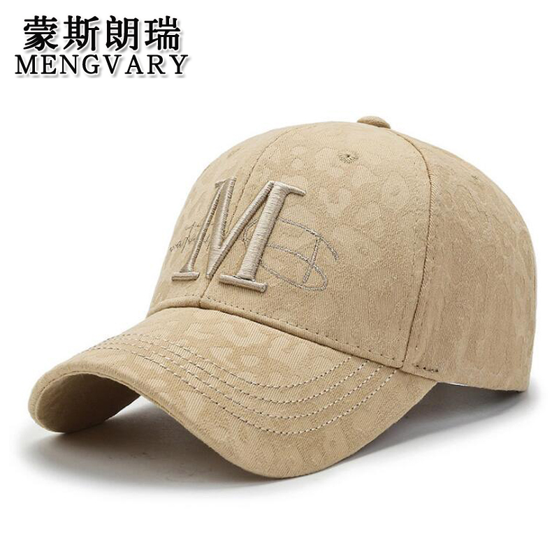 蒙斯朗瑞帽子男女韩版潮运动棒球帽情侣春夏户外嘻哈鸭舌帽四季百搭防晒遮太阳帽