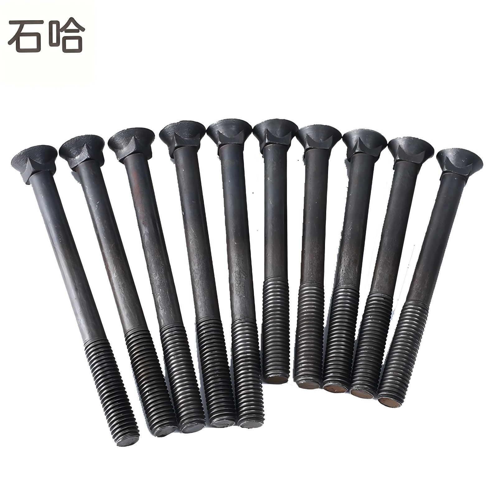 石哈4.8级沉头方颈螺栓M12*130(个)高清大图