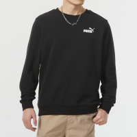PUMA彪马套头衫男装新款针织透气圆领运动服休闲卫衣683375-01 ZP S 683375-01/黑色