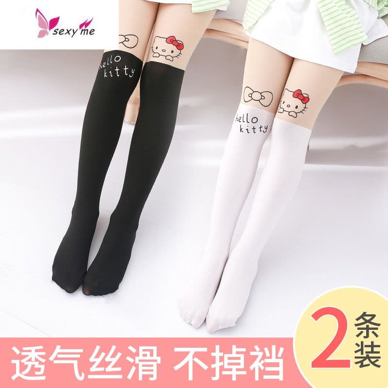 儿童连裤袜白色宝宝女童丝袜薄款夏季小女孩打底袜裤连体袜子 FISH BASKET袜子图片