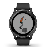 Garmin 佳明Venu 运动智能手表AMOLED彩色触控屏幕音乐脉搏血氧心率身体电量跑步骑行腕表(暗影黑)
