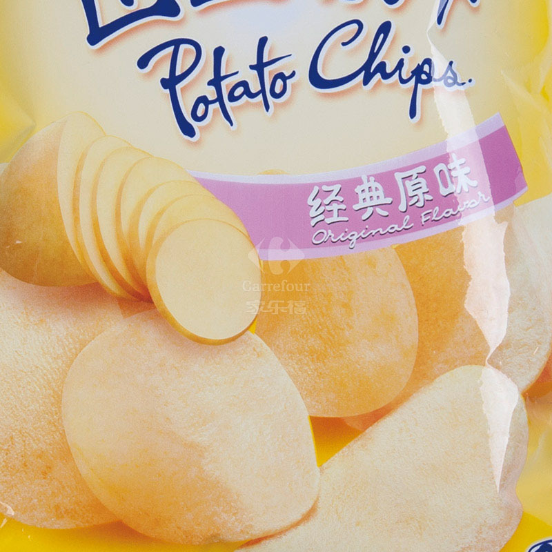 上好佳 田园薯片 原味 80g/袋