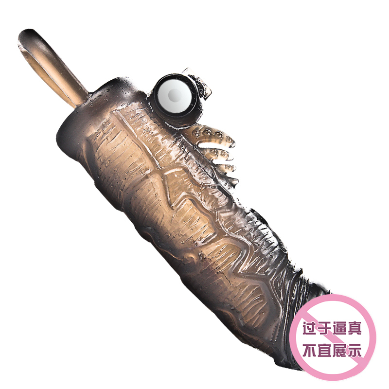 狼牙套男用仿真茎套加粗加长增大增粗硬调情趣用具阳具棒硬 肌霸锚不震动
