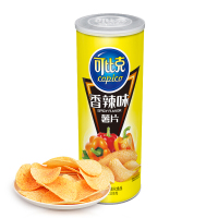 可比克 膨化食品 香辣味薯片105g(休闲零食)