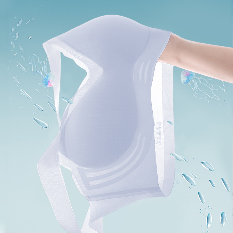内衣女夏薄款冰丝凉感透气无痕聚拢防下垂美背2025新款背心式文胸高清大图