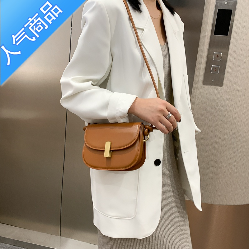 女士单肩小包包女2020流行新款潮时尚百搭洋气斜挎质感马鞍包女斜挎包