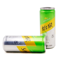 可口可乐怡泉柠檬味苏打水330ml*6罐 怡泉苏打水