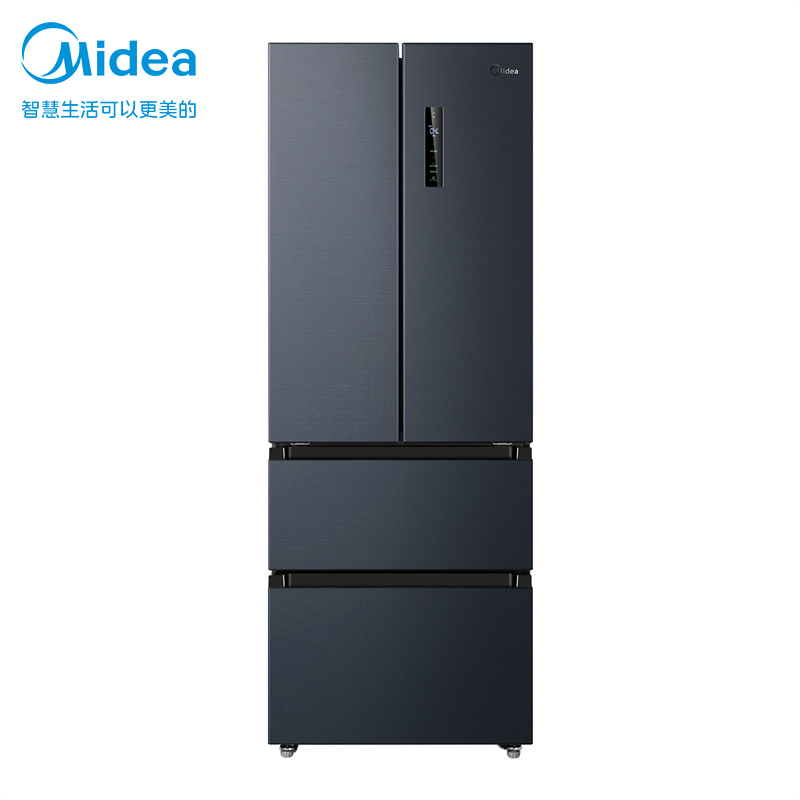 [9分钟急速净味]美的(Midea)439升 法式多门冰箱 高端系列 智能保鲜一级能效BCD-439WFPZM(E)
