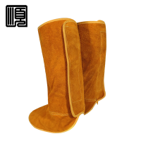 顺心捷 牛皮护脚罩 40cm 双