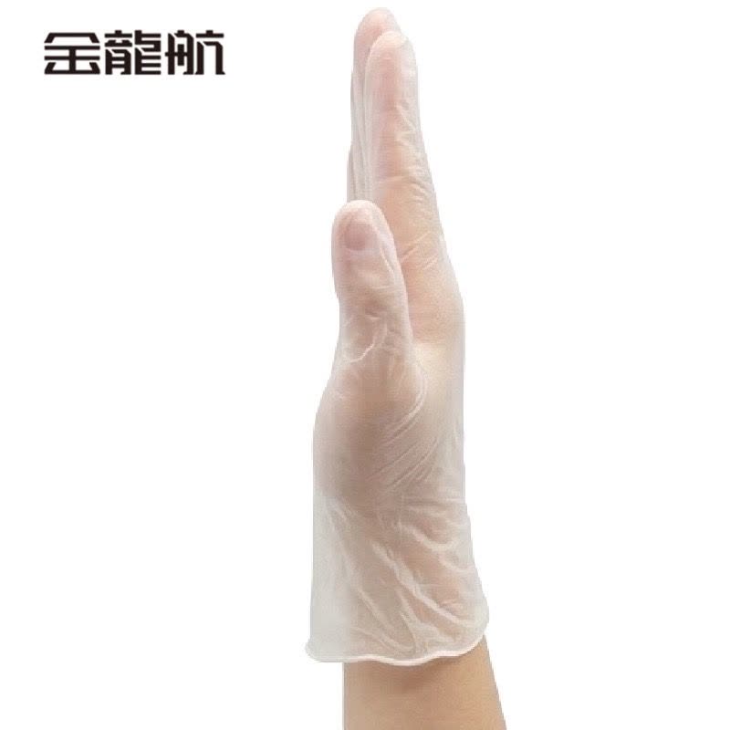 金龙航 一次性PVC手套 100条均码/包图片