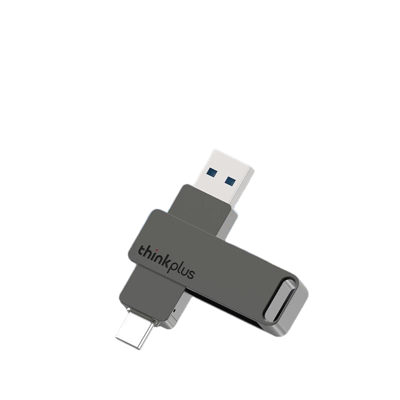 ThinkPlus联想 USB3.2固态U盘 灰色 MU110Pro-256G 个高清大图
