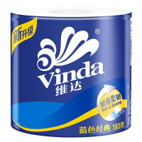 维达180克蓝色经典四层卫生卷纸