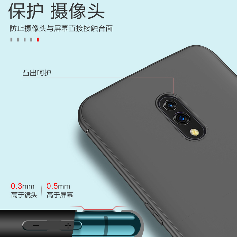 oppok3手机壳磨砂黑色软壳oppok3外壳防摔PCGM00软硅胶k三全包边保护套PCGMoo男女潮时尚个性创意opk高清大图