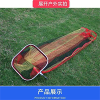 闪电客方形钓方鱼鱼护网兜方形鱼护加厚渔护装鱼折叠速方鱼护加厚干鱼网