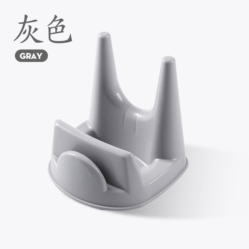 厨房置物架锅盖架菜板架各种收纳神器用具家居用品家用大全小百货收纳层架三维工匠 灰色单个装