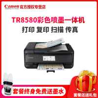 佳能(Canon)TR8580彩色喷墨打印机一体机复印扫描无线传真商务办公家用 自动双面四合一手机WiFi A4 标配