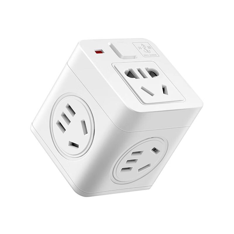 公牛bull魔方插座魔方插座转换器无线插排面板多孔多功能