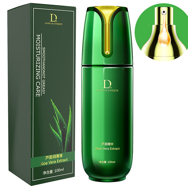 独爱(DUAI)芦荟精华润滑液 男女通用私处润滑油人体润滑剂水溶性温和滋润快感增强液 女性系列成人情趣性用品100ML