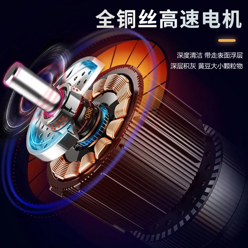 狼盒车载吸尘器车用大吸力家用小型手持汽车专用无线充电超强力吹