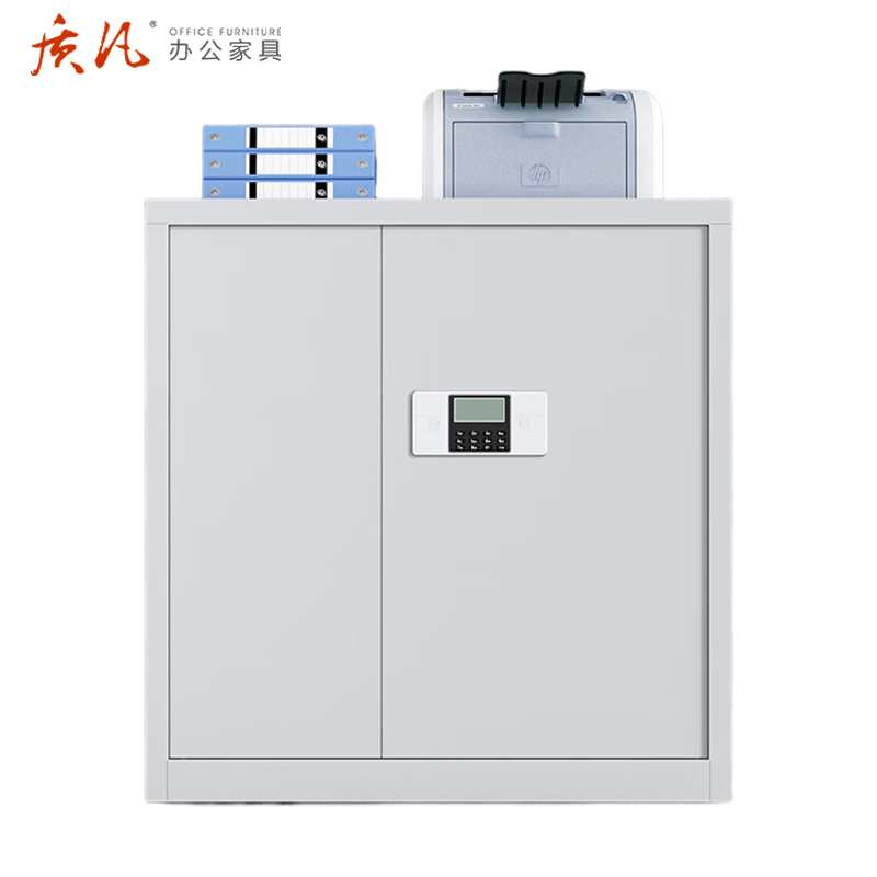 质凡 保密柜单节柜带抽电子密码锁 /ZF-BMG034/970*420*900mm(厚度0.8mm)