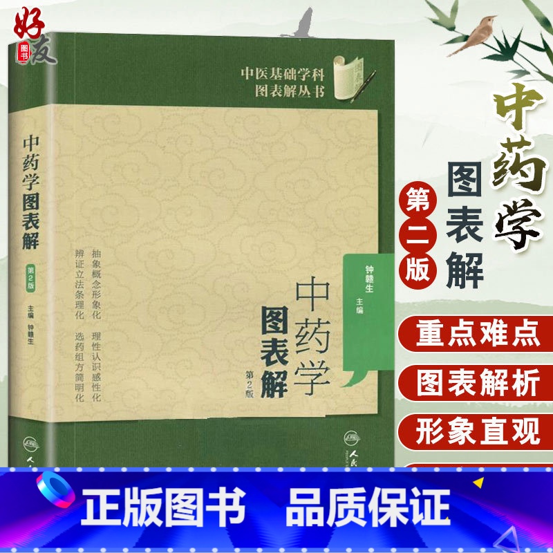 【正版】中药学图表解 第2版 中医基础学科图表解丛书 钟赣生编 人民卫生出版社 9787117173803
