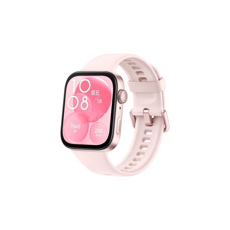 HUAWEI/华为 WATCH FIT 3 幻夜黑 幻夜黑氟橡胶表带 超轻薄大屏 科学运动减脂 强劲续航