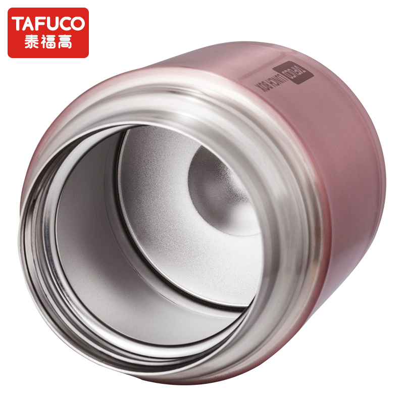 日本泰福高(TAFUCO) 不锈钢真空保温 焖烧杯/罐 焖烧壶 粥桶 单层保温饭盒 保温壶带保温袋