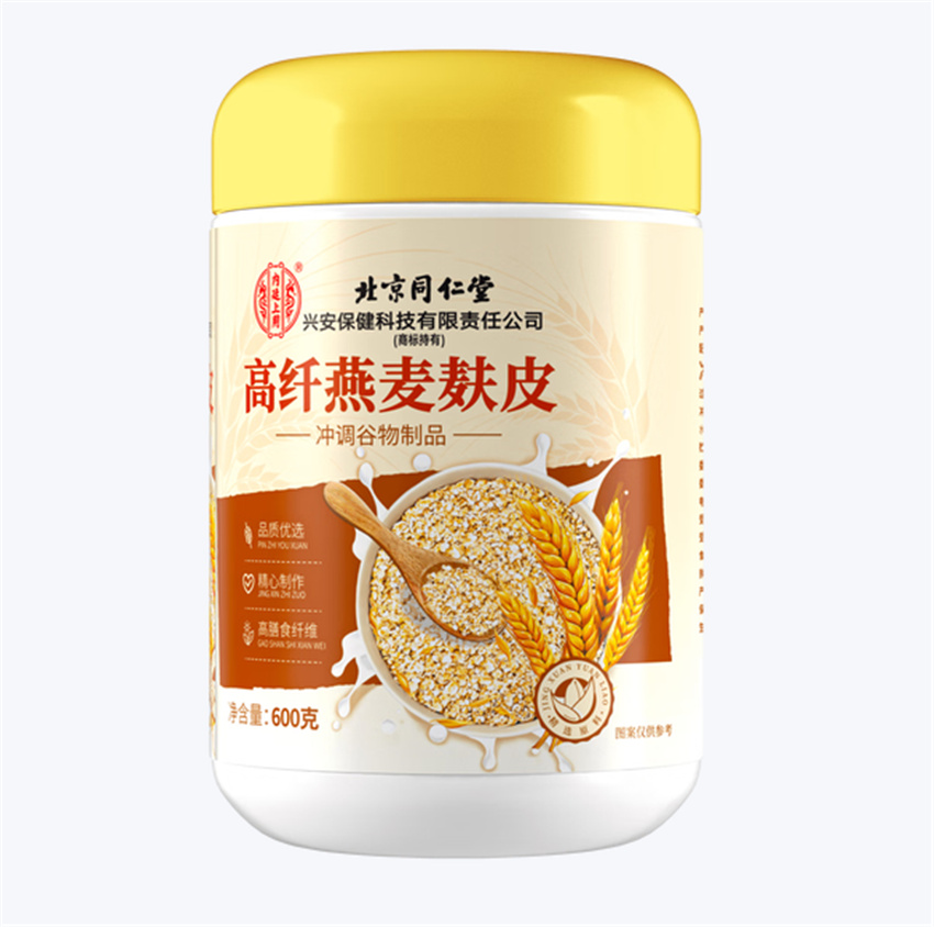 北京同仁堂内廷上用高纤燕麦麸皮600克高清大图