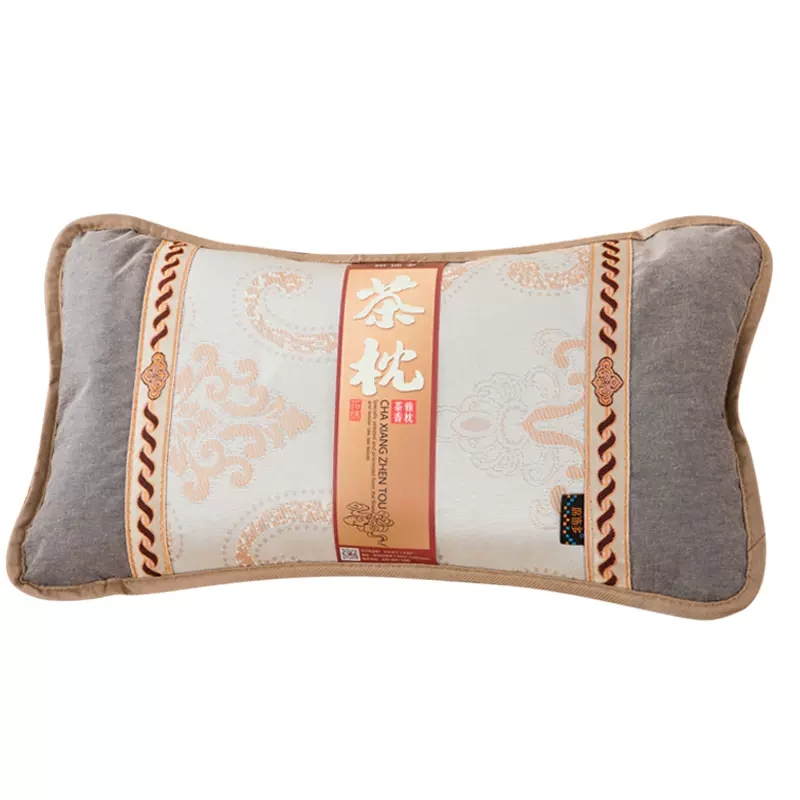 美帮汇夏凉枕头彩藤茶香枕头茶叶夏天枕头套藤枕头夏季成人凉枕高清大图