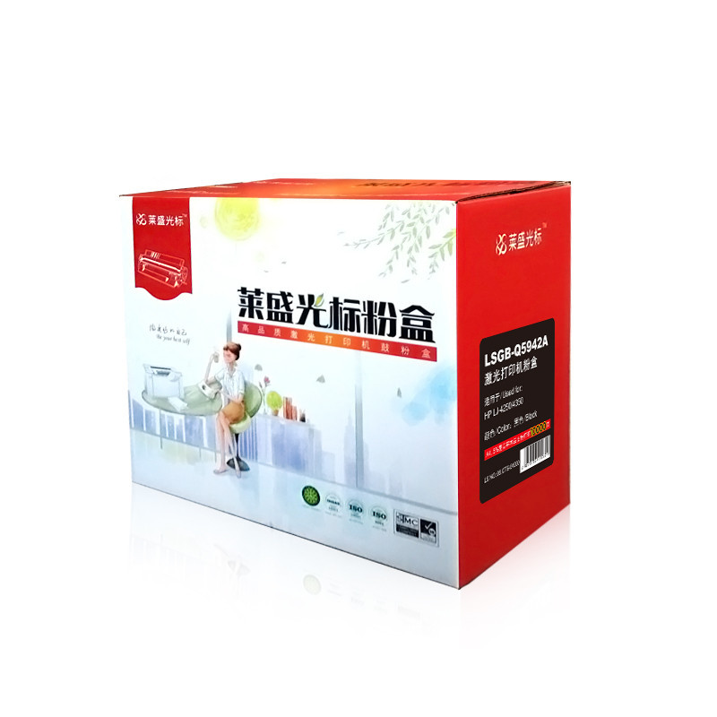 莱盛光标LSGB-Q5942A黑色 墨粉盒适用于HP LJ-4250/4350 黑色 单个装高清大图