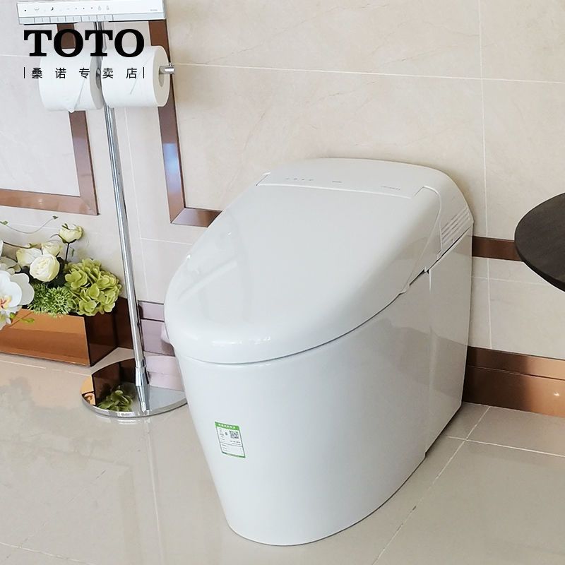toto诺锐斯特智能一体型温水冲洗智能坐便器ces9878wcs全自动马桶报价