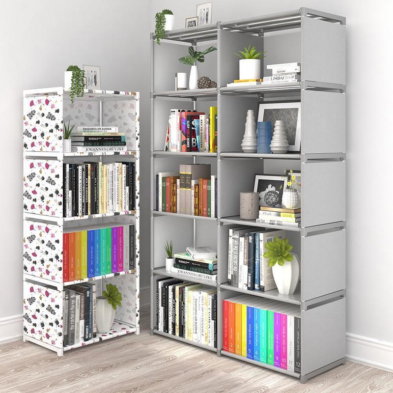 简易书架多层落地置物架学生桌上书柜儿童简约现代玩具储物收纳架一格