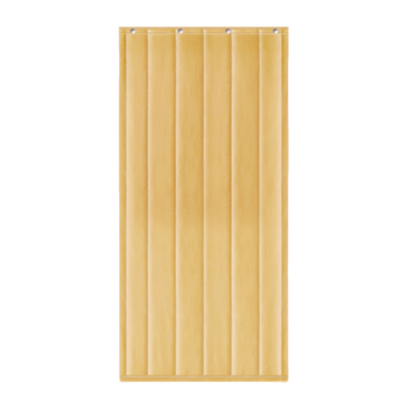 天空桥 棉门帘 MML-13金黄色无窗口五层棉 平方米高清大图