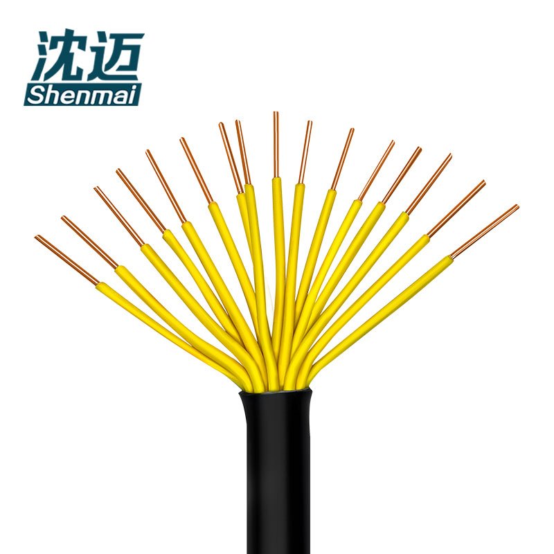 沈迈 铜芯电缆 ZR-KVV-450/750V-16*1.0平方 1米高清大图