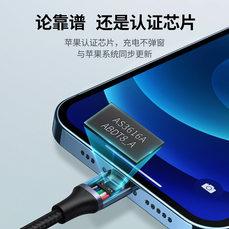 绿联(Ugreen)PD66W充电器+Type-C数据线1米-灰色
