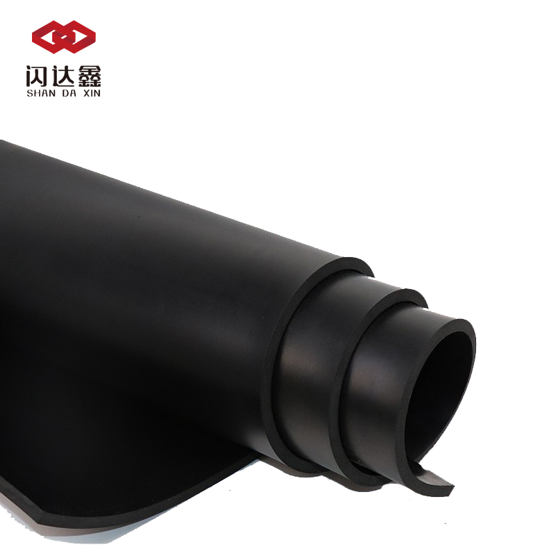 闪达鑫 厚度5mm绿色普通橡胶板 50KG /捆高清大图