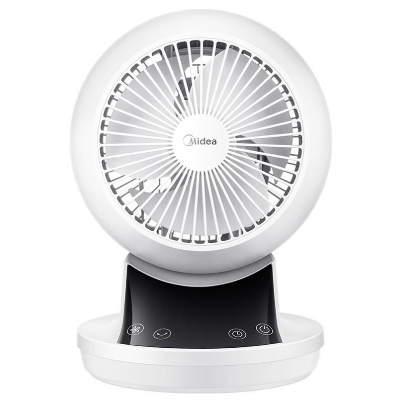 美的(Midea) 循环扇 GAD15EB 空气循环扇 家用 遥控 客厅 四季可用 落地扇 卧室低噪 三档风速 强力台扇