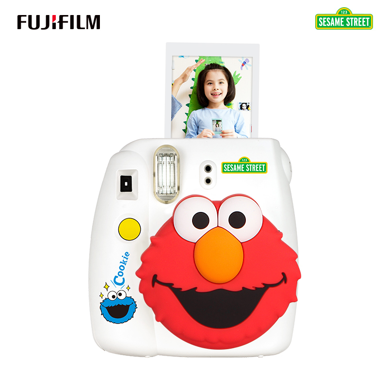 富士（FUJIFILM）INSTAX 立拍立得 一次成像 胶片相机 mini9芝麻街定制相机 套餐三 （含50张相纸）