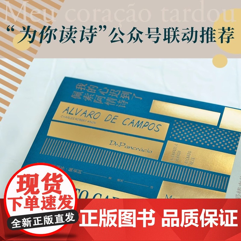我的心迟到了:佩索阿情诗 佩索阿 姚风葡语直译 小嘉 爱情诗歌 情诗 情书 民谣 外国文学 北岛 果麦出品天津人民出版社高清大图