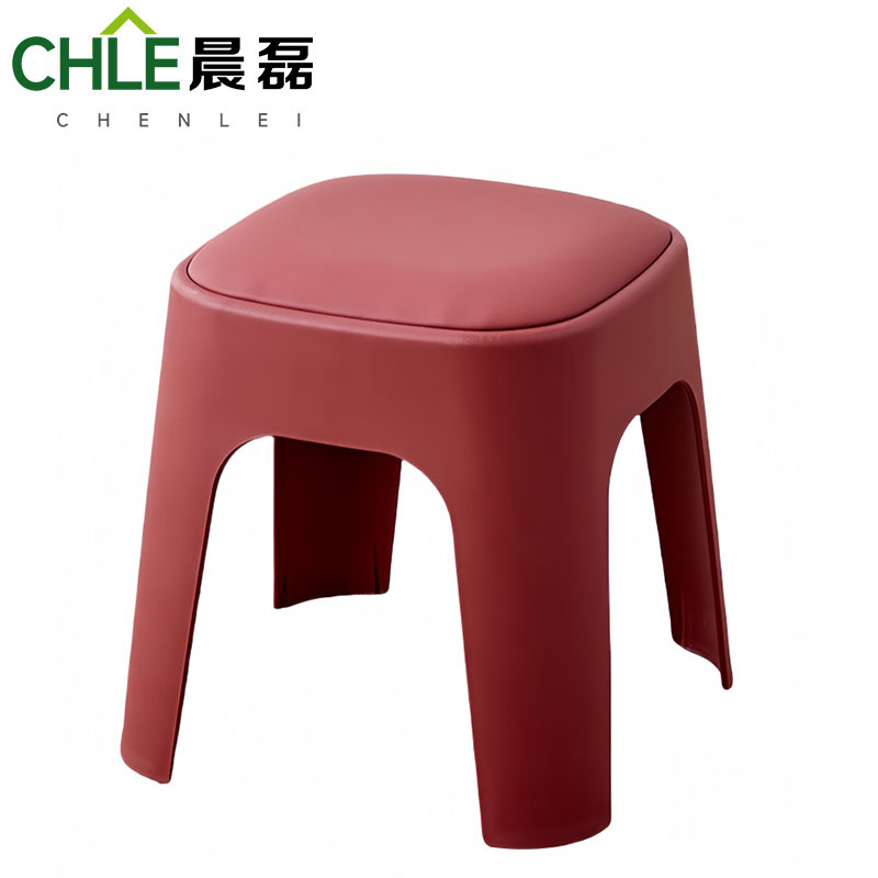 晨磊 软包塑料凳 红色 个高清大图